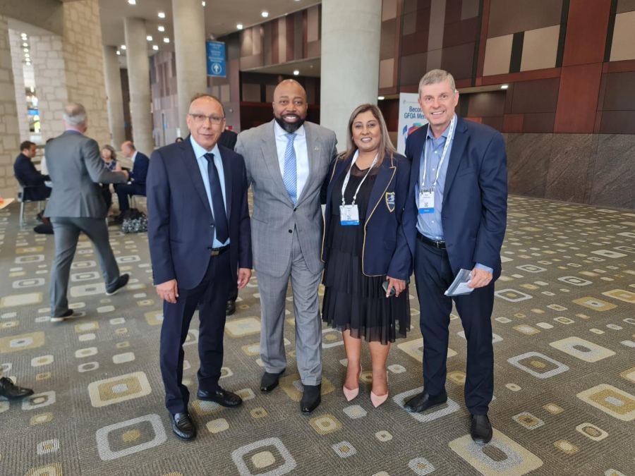 صبري أبو راس ممثلا لمحاسبي السلطات المحلية بمؤتمر المديرين الماليّين في أمريكا